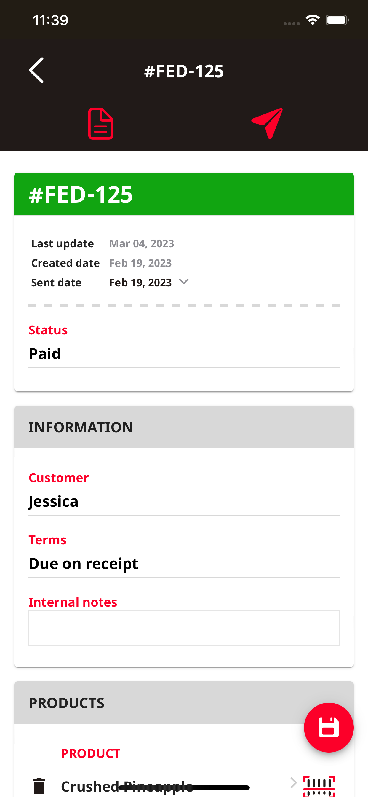 Janus Invoice Maker